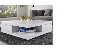 Élégant mais attention!atilhanj'avait deja une table lack blanche mat. Table Basse Blanc Laque Carree Design Marne Hcommehome