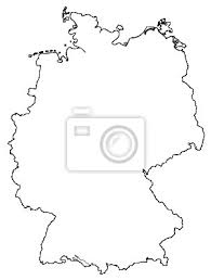 Geschäft kartographie konzept gliederung deutschland piktogramm. Deutschland Karte Umriss Deutschland Karte Leinwandbilder Bilder Hamburg Frankfurt Munich Myloview De
