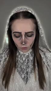 Replying to @Kimmy Kay Just a corpse bride 🪦 Tutorial coming next!  #corpsebride #deadbride #bridemakeup #halloweenmakeup