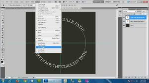 You can stroke any selection you create with the selection tools. Write Text On Circular Path In Photoshop Tutorial Youtube