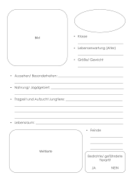 Steckbrief Tier Unterrichtsmaterial In Den Fachern Biologie Sachunterricht In 2020 Steckbrief Tiere Steckbrief Biologie