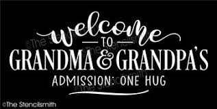 Download 5817 Welcome To Grandma Grandpa S Cricut Cuttlebug Silhouette Cameo Projects Grandma Gifts