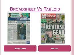 Tabloid synonyms, tabloid pronunciation, tabloid translation, english dictionary definition of tabloid. Tabloid Or Broadsheet Reading Quiz Quizizz