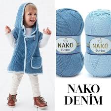 Nako Iplikleri On Instagram Nako Denim 11576 Kot Mavisi Ve 6952 Ucuk Mavi Nakodenim Nakoiplikleri Hobi Orgu Elisi Tigisi Kotlar Cocuk Giyim Orgu