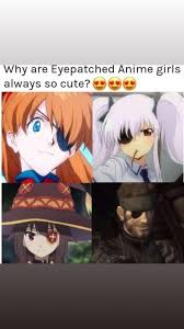 Eye Patch Anime Girls Cute Evangelion Asuka Snake Big Boss Metal Gear Solid Meme Big Boss Metal Gear Metal Gear Solid Metal Gear