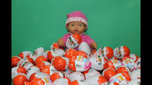 3 كندر جوي و 3 كندر سبرايز 6 بيضات المفاجآت من كندر مع الطفل البيبي ال Food