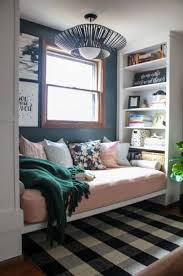 The best ideas to successfully put together a reading nook have to do with generating the right atmosphere so that you can concentrate to experience reading correctly. Best Apartment Interior Small Spaces Reading Nooks Ideas Remodel Bedroom Built In Daybed Small Room Design