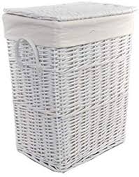 Dvier Vwwk 08wrt B Waschekorb Korb Weiss 40 X 30 X 54 Cm Amazon De Kuche Haushalt Waschekorb Korb Wasche