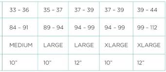 Ride Engine Trapeze Grössentabelle Size Chart