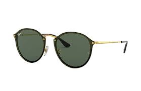 Ray Ban Blaze Round Rb3574n Gold Metal Green Lenses 0rb3574n001 7159 Ray Ban Australia