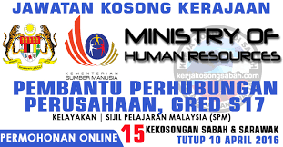 Check spelling or type a new query. Kerja Kerajaan Pembantu Perhubungan Perusahaan S17 Jawatan Kosong Terkini Negeri Sabah