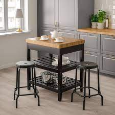 Maybe you would like to learn more about one of these? Vadholma Kitchen Island Black Oak 79x63x90 Cm Ikea