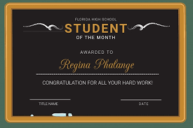 Select the certificate template that you want to use. Student Of The Month Certificate Template Postermywall