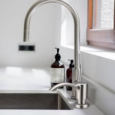 The design puts the dispenser above the counter with the soap bottle below saving space on top of the counter. Samodra Nickel Soap Dispenser Black Kitchen Sink Counter Liquid Soap Dispenser Bottle Kitchen Accessories 500ml Built In Pumps Liquid Soap Dispensers Aliexpress