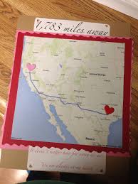 Birthday Gift For Long Distance Boyfriend 1 735miles Long Distance Gift Ideas Hahaaaaaa Birthday Diy Gifts Bestfriend Diy Birthday Gifts Birthday Cards For Boyfriend