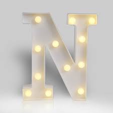 Led Light Up Alphabet Letter Lights For Festival Decorative Letter Party Wedding N You Can Get Lighted Marquee Letters Light Letters Light Up Signs