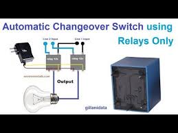 The normally closed relay in the ul924sr1/ul924sr2 connects to the line and load side of the control device. This Automatic Changeover Switch Is Very Useful To Control Two Line Automaticly This Circuit Auto Change Line When 1 Line P Electronic Schematics Relay Switch