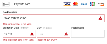 I need a valid credit card number. Asking For Credit Card Information In Online Forms