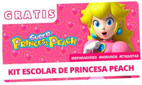 Etiquetas princesa peach
