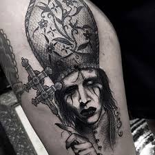 Charles milles manson was an american criminal and cult leader. Marilyn Manson Tattoos All Things Tattoo