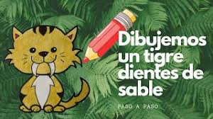 3 la presencia de dientes de sable en la totalidad de los ejemplares de smilodon descubiertos indica que los colmillos no formaban parte de ningún tipo de dimorfismo sexual, sino. Como Dibujar Un Tigre Dientes De Sable Paso A Paso Youtube