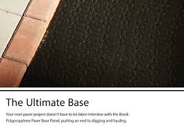 Paver walkway backyard landscape build base lowes panels interlocking easy landscaping patio into stone pavers designs focal sidewalk yard point. Brock 24 In W 36 In L Polypropylene Paver Base Panel In The Paver Base Panels Department At Lowes Com