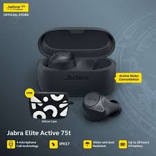 28 hours (charging case) speaker size: Jual Jabra Elite Active 75t 75t Active True Wireless Earbuds Online April 2021 Blibli