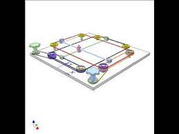 It Is The Mechanism In Etch A Sketch A Drawing Toy Two Ends Of The Green Rail Are Fixed To Black And Blue Drawing Machine 3d Printing Machine Drawing Toys