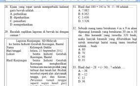 Jan 23, 2021 · tes psikologis dapat dikatakan sebagai suatu prosedur sistematis untuk mendapatkan sampel perilaku yang relevan dengan fungsi kognitif atau afektif, serta untuk menilai dan mengevaluasi sampel perilaku itu berdasarkan pada standar penilaian yang ada (urbina, 2004). Soal Tes Masuk Pesantren Jawabanku Id
