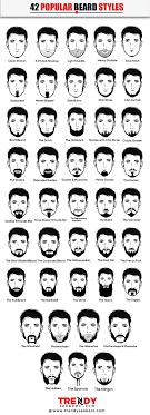 The Ultimate Beard Chart 42 Style Trend Infographics