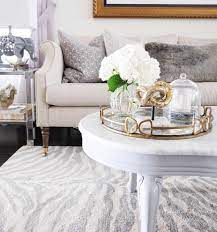 Sarah Richardson Nicole Sofa Marble Coffee Table Tray Styling Living Room Decor Classy Gla Coffee Table Decor Tray Modern Furniture Living Room Sofa Decor