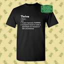 Thrive Definition T-shirt Definition Shirt Statement Tee ...