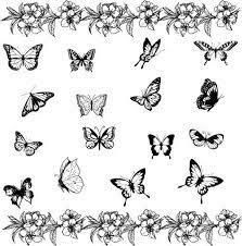 This free printable of a robin is on the client's arm. Tiny Butterfly Tattoo Outline Novocom Top