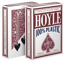 The name bicycle was chosen to reflect the popularity of the bicycle at the end of the 19th century. Hoyle Plastic Playing Cards Bicycle Playing Cards