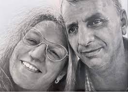 Graphite Pencil Portrait with Contrast and Emotion