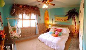 Add in throw cushions dressed up in bright cushion covers, preferably with geometric patterns. 33 Hawaiian Themed Bedroom Ideas Bedroom Themes Beach Themed Bedroom Tropical Bedrooms
