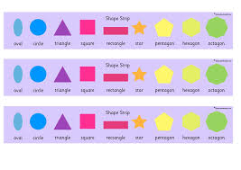 2d Shape Strip Printable Teaching Resources Print Play Learn Printable Teaching Resources Free Teaching Resources 2d Shapes