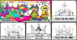 The mexican national holiday that celebrates children is celebrated on april 30th each year. Coronas Para El Dia Del Nino Imagenes Educativas
