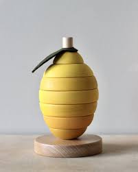Wooden Stacking Lemon Toy Wooden Toys Diy Stacking Toys Beautiful Toys