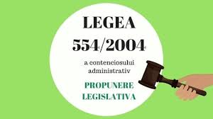 Declaratia privind venitul realizat se legea medierii actualizata. Legea 554 2004 Contencios Administrativ Propunere LegislativÄ