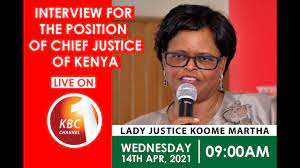 Justice koome was recognised for. Live Vetting Of Lady Justice Martha Koome For The Position Of Chief Justice Youtube