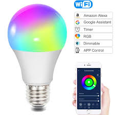 1pcs Smart Wifi Light Bulb 10w Rgb Magic Light Bulb Lamp Wake Up Lights Compatible With Alexa And Google Dropship Assistant Led Bulbs Tubes Aliexpress