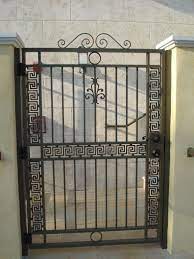 Welded Aluminum Pedestrian Gate Fabricated And Installed By Mullet S Aluminum Aluminium Gates Aluminum Gate