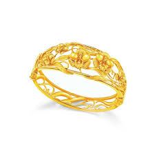 Harga emas hari ini 9 juni 2021 #hargaemasantam. Poh Kong Anggun Orkid 916 22k Yellow Gold Bangle 2018 Shopee Malaysia