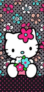 Pin De Kim Naugle En Hello Kitty Papel Pintado De Hello Kitty Fondos De Pantalla De Gatos Sanrio Hello Kitty