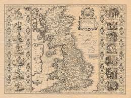 Regni anglia et principatus cambriae. The Kingdom Of England An Old Map By John Speed The Old Map Company