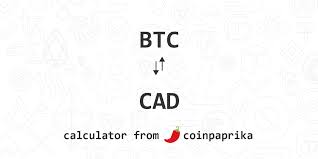 If you are wondering how much 1 bitcoin costs in dollars, look at the dynamics on the chart. Btc To Cad Calculator Convert Bitcoin To Canadian Dollar Over 2500 Currencies Coinpaprika