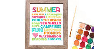 Here are all your options: Printable Summer Quote