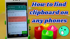 How do i actually get my clipboard to sync with my iphone? How To Find Clipboard On Any Phones Youtube