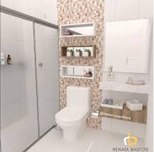 Banheiro Pequeno Projeto De Interiores De Um Banheiro A Vontade Do Cliente Era Que A Pia Para Floating Shelves Kitchen Wood Shelves Bedroom Bathroom Design
